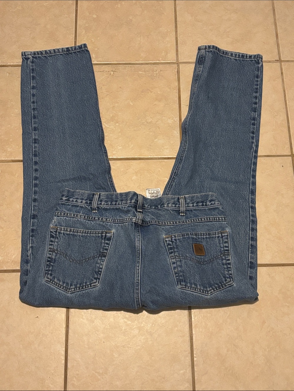 Classic High-Waist Straight Leg Women's Jeans - Blue